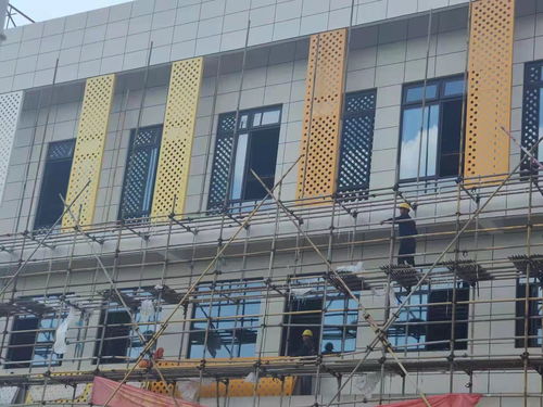 幕墻工程之小學外墻幕墻穿孔鋁單板 建筑幕墻的創新實踐